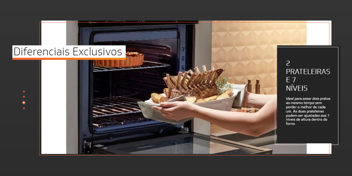 Forno de Embutir Elétrico Electrolux 80L Com Convecção PerfectCook 360 e  Grill OE8EH - Lojas Unilar